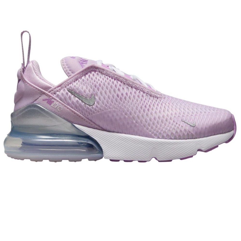 Nike Kids Air Max 270 Sneakers - Light Purple with Silver